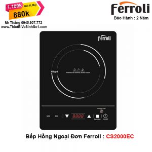 Bếp Hồng Ngoại Đơn FERROLI CS2000EC