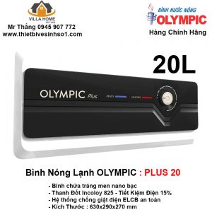 Bình Nóng Lạnh Olympic PLUS 20