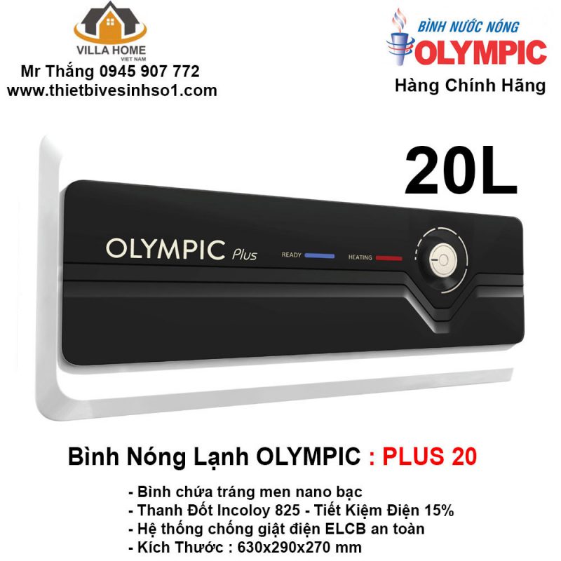 Bình Nóng Lạnh Olympic PLUS 20